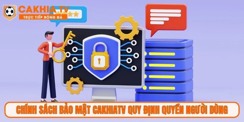 Chính sách bảo mật CakhiaTV quy định quyền người dùng